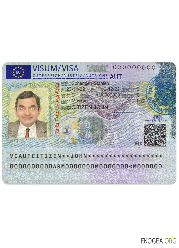 VISA SCHENGEN AUTRICHE DE L'AMBASSADE D'AUTRICHE (2022)